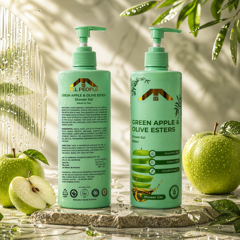 Green Apple & Olive Esters  Shower Gel 500 ML