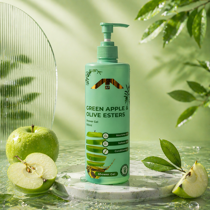 Green Apple & Olive Esters  Shower Gel 500 ML