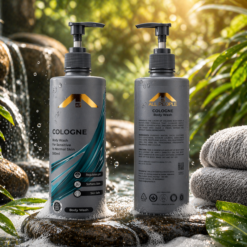 Cologne Body Wash (500 ml) – Sulfate-Free, Fresh Daily Cleanser