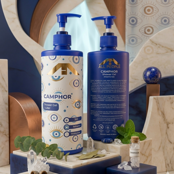 Camphor Shower Gel (1 L) – Cooling & Refreshing Body Wash