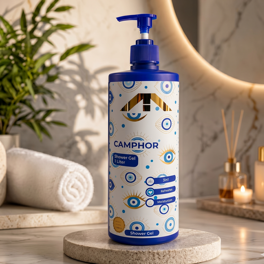 Camphor Shower Gel (1 L) – Cooling & Refreshing Body Wash