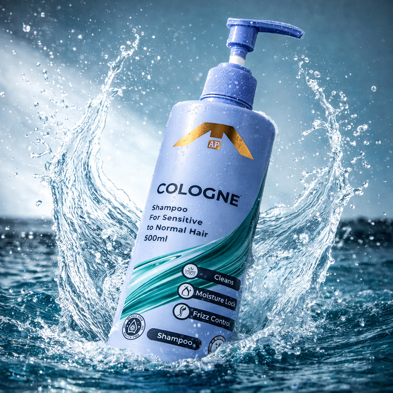 Cologne Shampoo (500 ml) – Sulfate-Free, Fresh Daily Hair Cleanser