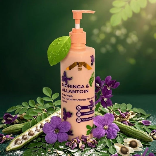 Moringa & Allantoin Body Wash (500 ml) – Soothing & Hydrating Cleanser