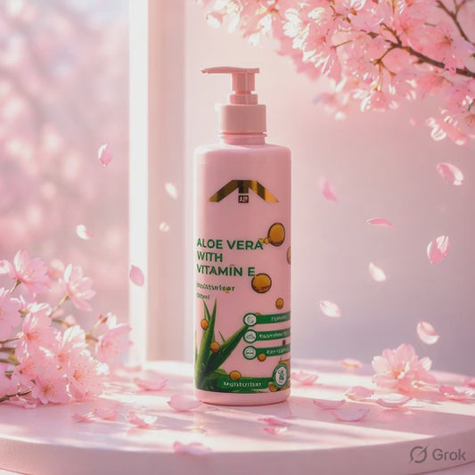 Aloe Vera & Vitamin E Moisturiser (500 ml) – Deep Hydration & Skin Barrier Care